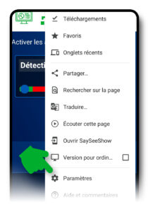 Trang cài đặt của Chrome, tại mục Cài đặt trang web