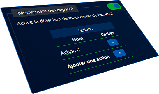 Màn hình cài đặt của ứng dụng sayseeshow.io hiển thị danh sách các loại phát hiện